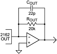 THAT2162 current to voltage converter